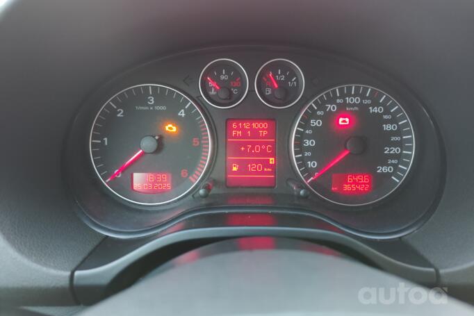 Audi A3 8P/8PA [restyling] Sportback hatchback 5-doors