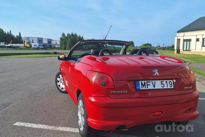 Peugeot 206 1 generation [restyling] CC cabriolet