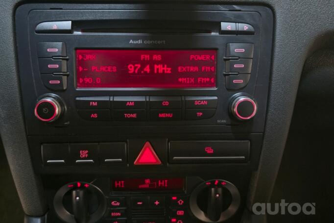 Audi A3 8P/8PA [restyling] Sportback hatchback 5-doors