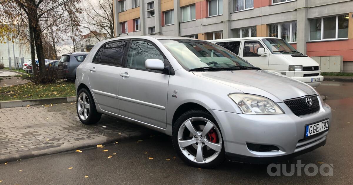 Toyota corolla e120 разболтовка