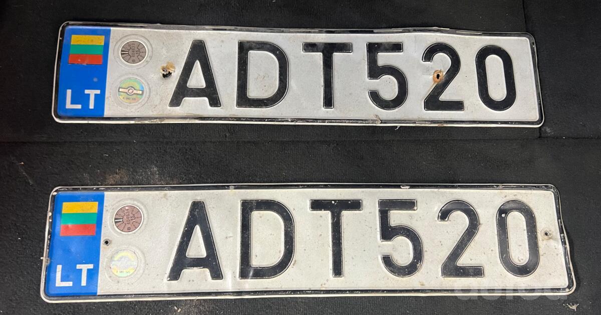 Valstybinis numeris ADT520 | autoa.lt